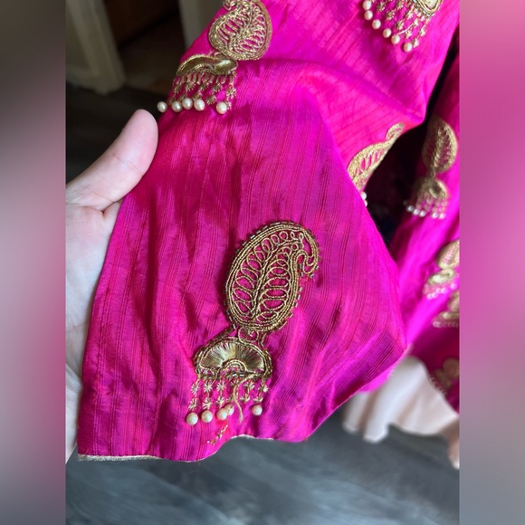 Hot Pink Ethnic shirt - Picture 2 of 4